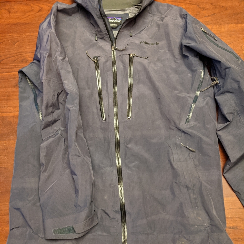 Patagonia powslayer jacket mens medium smoulder blue